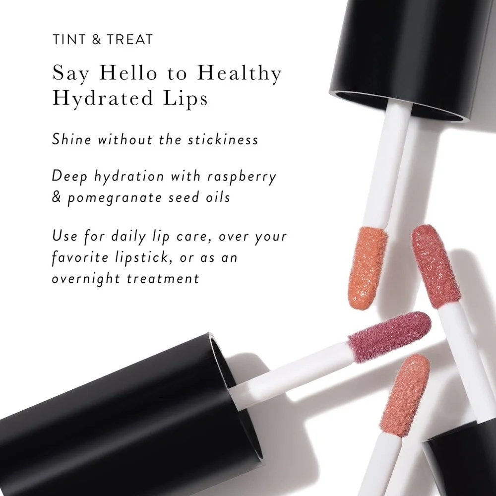 Laura Geller Treat N Go TINTED LIP OIL - Crunch Time Non-Sticky Hydrating NEW
